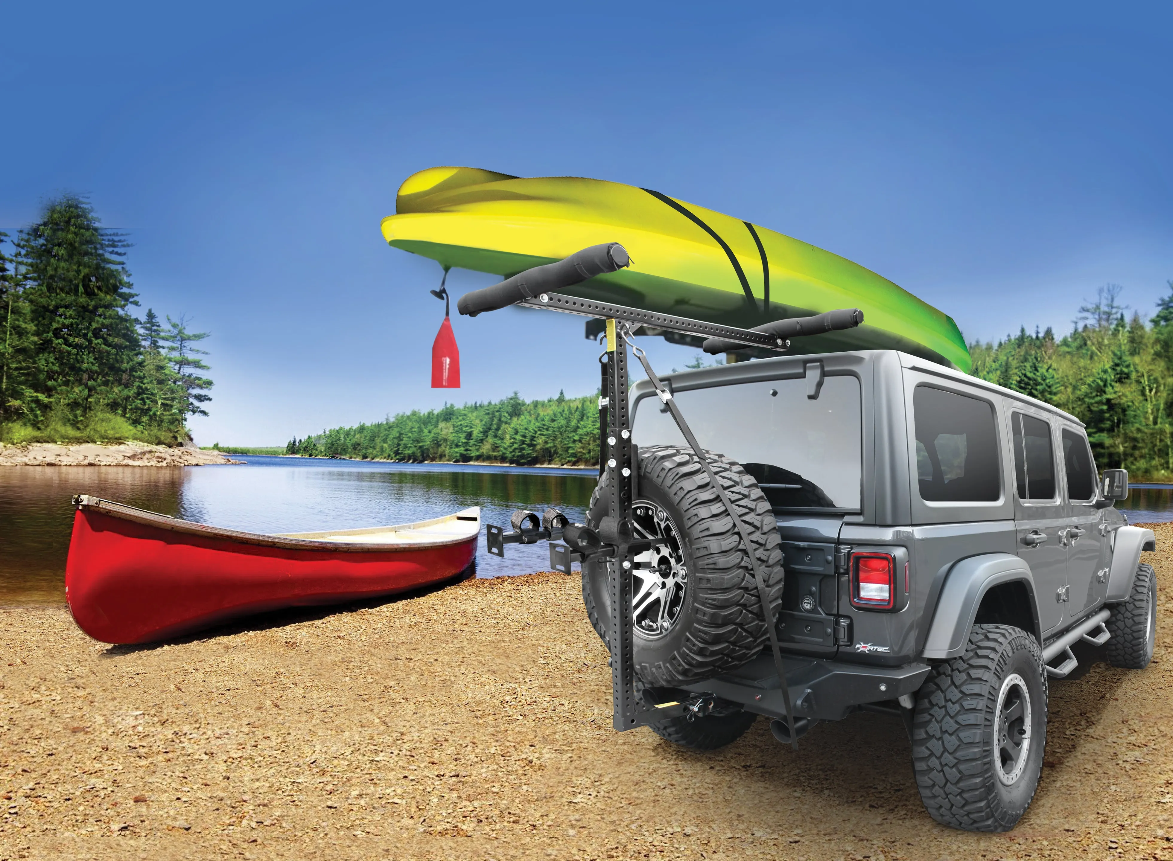 HITCHMOUNT-RACK for Canoes / Kayaks