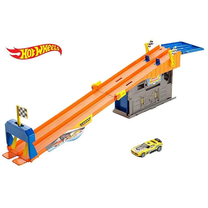 Hot Wheels Rooftop Race Garage Play Set