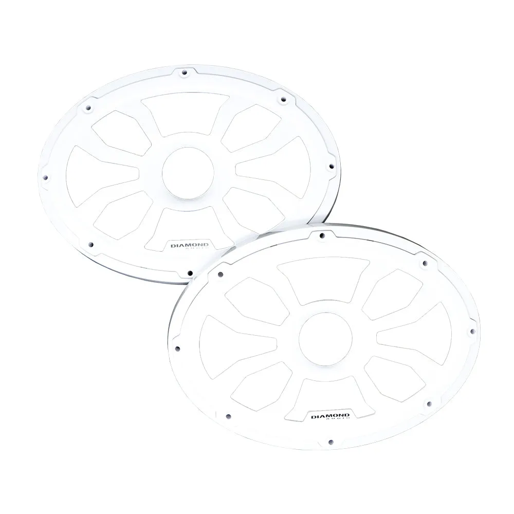 HXM69FWW -6.5" Flush Mount Speaker Grills, Pair (White)