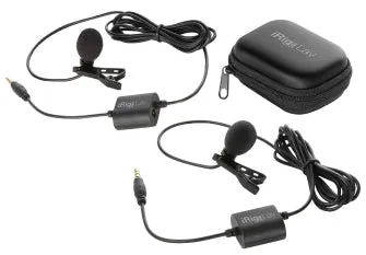 IK Multimedia iRig Mic Lav Lavalier Microphone for Smartphones and Tablets