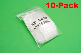 iMBAprice 1.5 x 1.5" 2 Mil Reclosable Bags - 50000