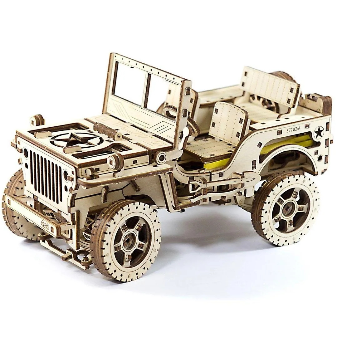 Jeep Model Car Wooden 3D Puzzles