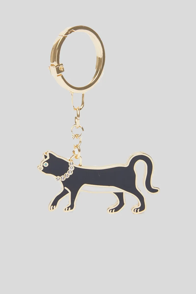 Key Ring Cat - Nero