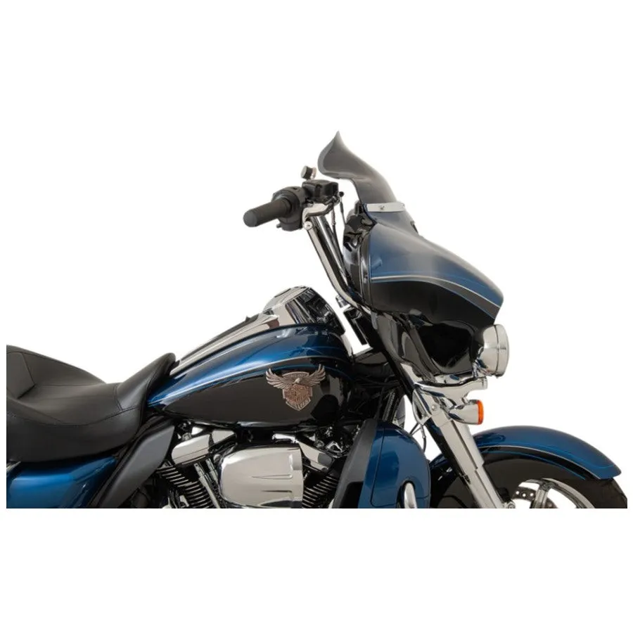 Klockwerks Flare Windshield - 8-1/2" - Dark - Smoke - For '14-'24 FLHT