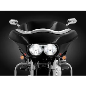 Kuryakyn Chrome Windshield Trim for Harley Davidson 1998-2013 Road Glide models