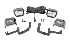 LED Light | Ditch Mount | 3" OSRAM | Wide | Chevy Silverado 1500 | 2019-2022