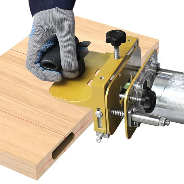 Levoite™ Router Mortising Jig (65mm Trimming Machine) Slotting Bracket Invisible Fasteners Punch Locator