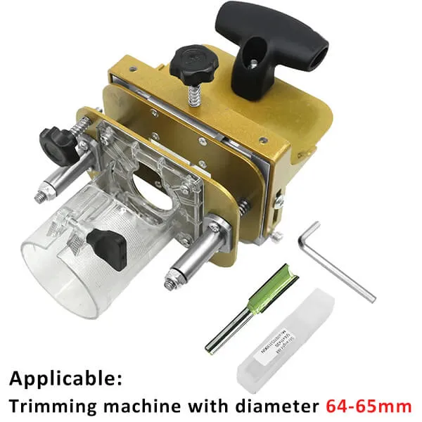 Levoite™ Router Mortising Jig (65mm Trimming Machine) Slotting Bracket Invisible Fasteners Punch Locator