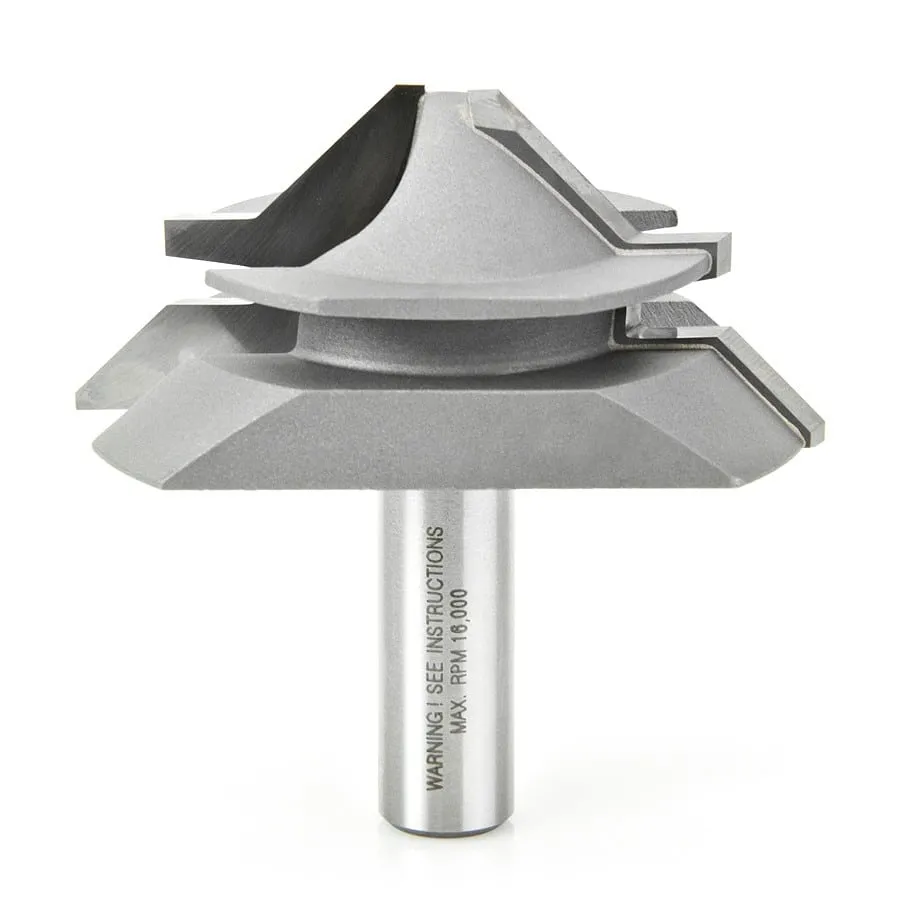 Lock Miter Router Bit | 45°x 2 11⁄16 Dia x 1 3⁄16 x 1⁄2" Shank | 55390 | 738685953907