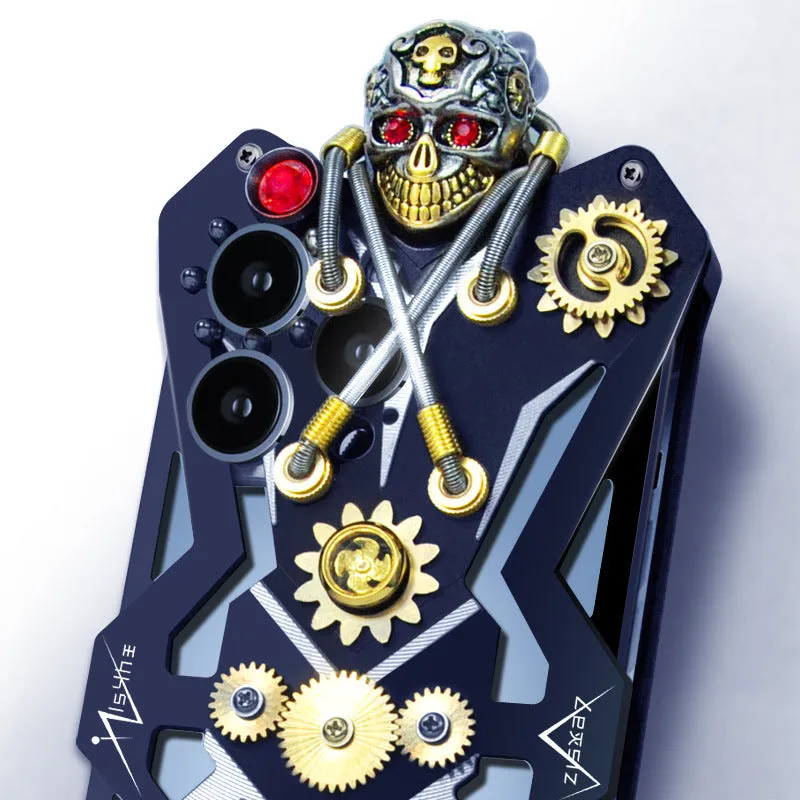 Luxury Armor Metal Aluminum Mechanical Purely Handmade Phone Cases For IPhone