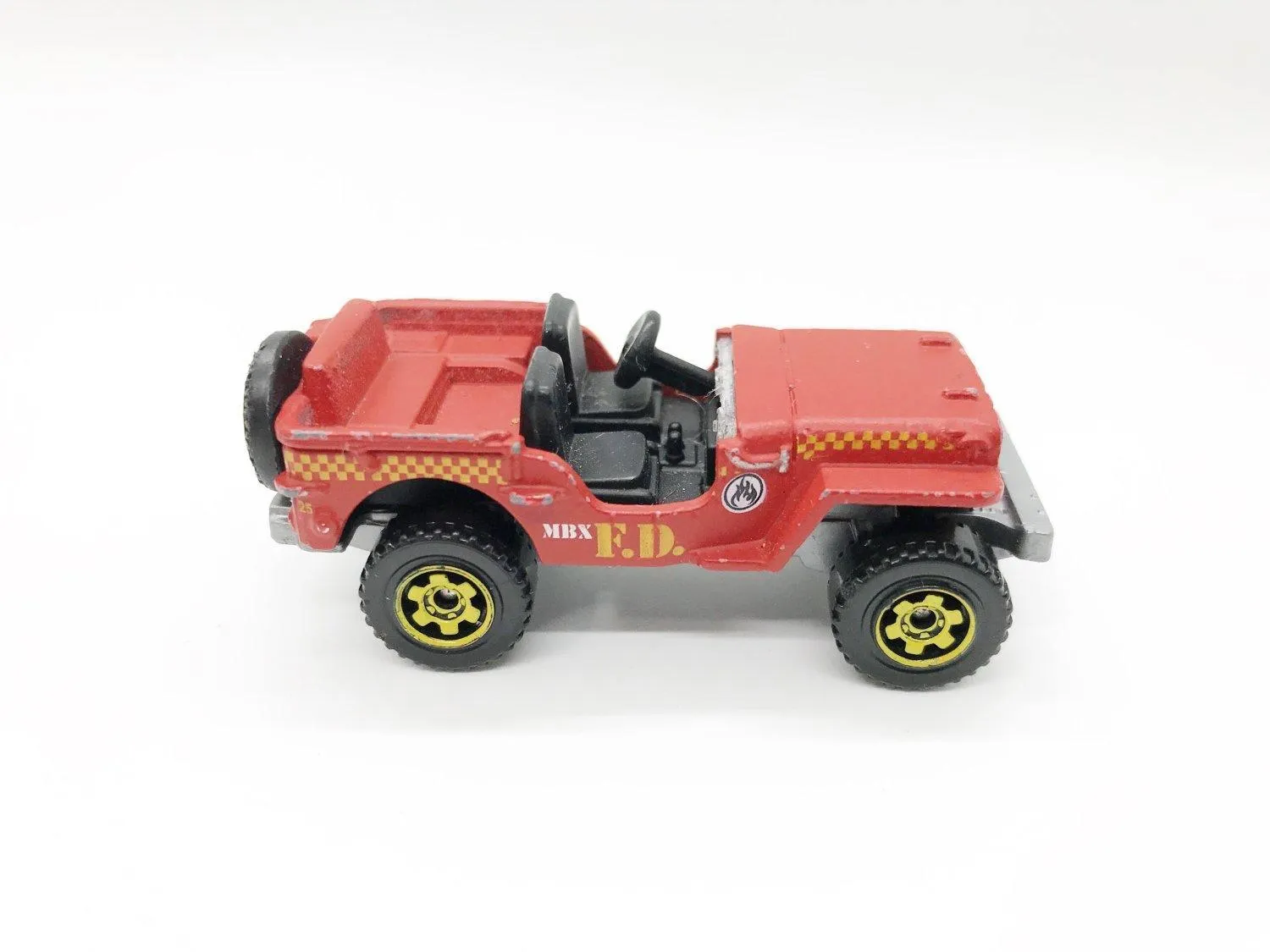 Matchbox Chrysler Dark Red Jeep Willys (2009) 1:52