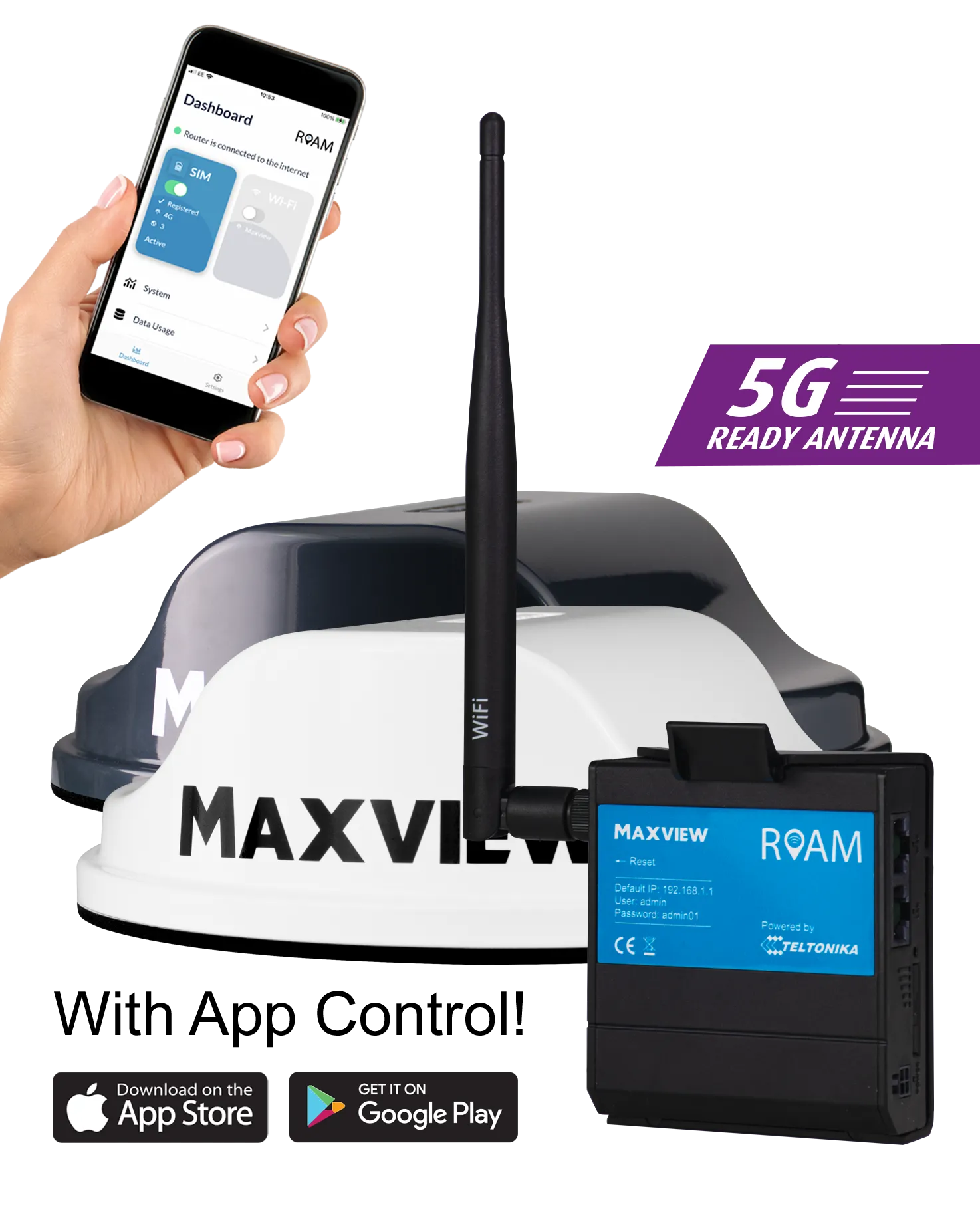 Maxview Roam 4g Wi-fi system Grey