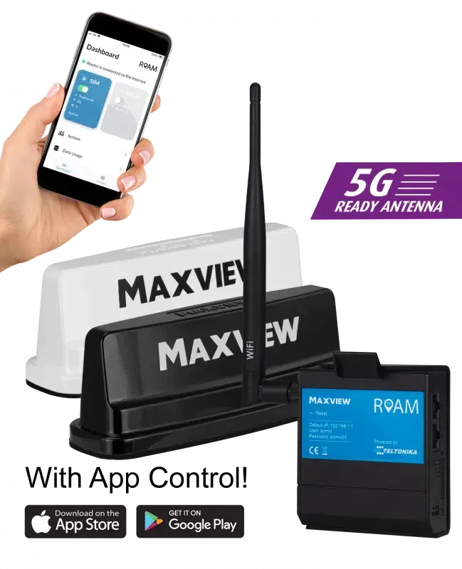 Maxview Roam Campervan Wi-fi system Black