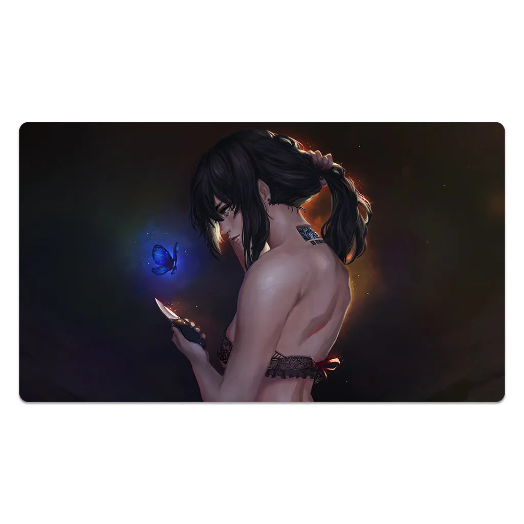 Mechanical Lady And Morpho's Encounter Mouse Pad