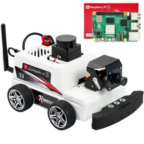 MicroROS-Pi5 ROS2 Robot Car for Raspberry Pi 5 (ROS2-HUMBLE Python3)-- with Raspberry Pi5-2GB