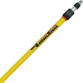 Mr. LongArm Alumiglass 6512 Extension Pole, 1-1/4 in Dia, 6.1 to 11.6 ft L, Aluminum, Fiberglass Handle :EA: QUANTITY: 1