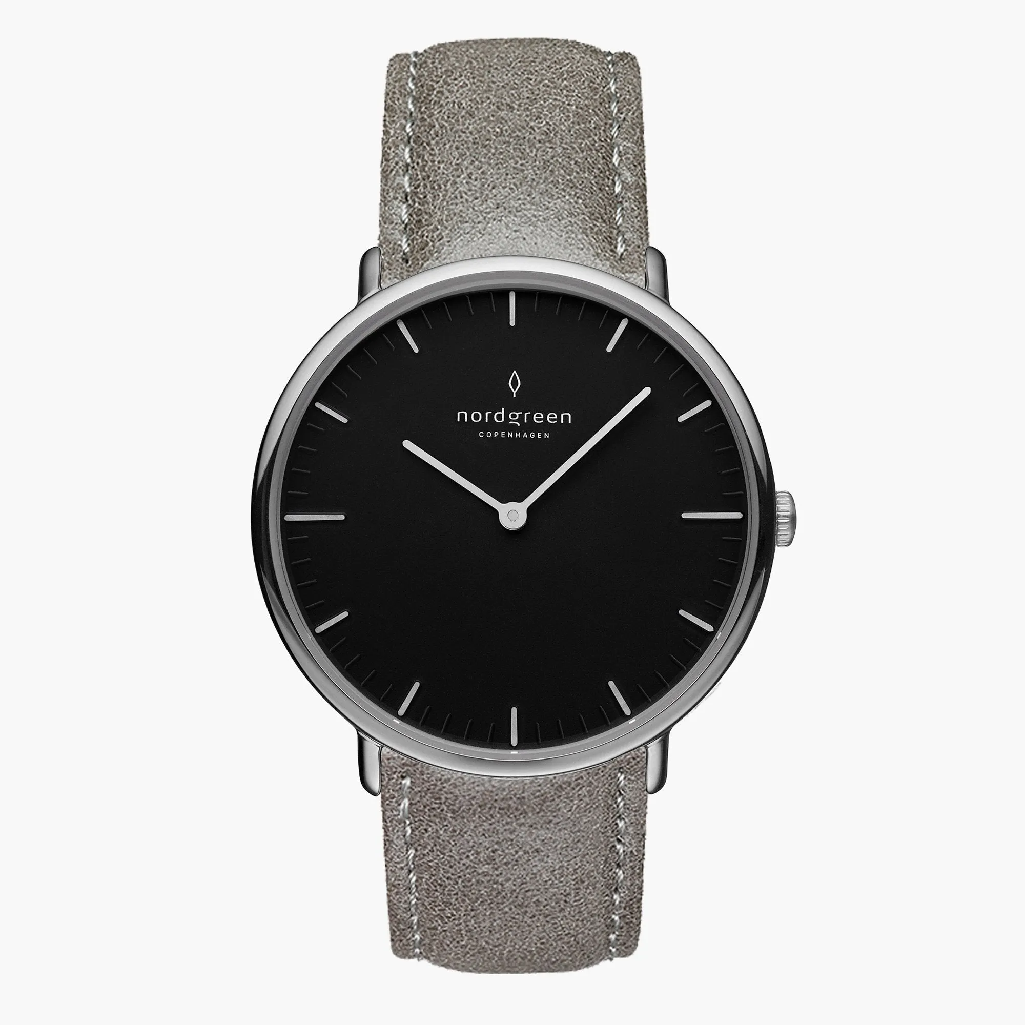 Native | Black Dial - Patina Grey Leather