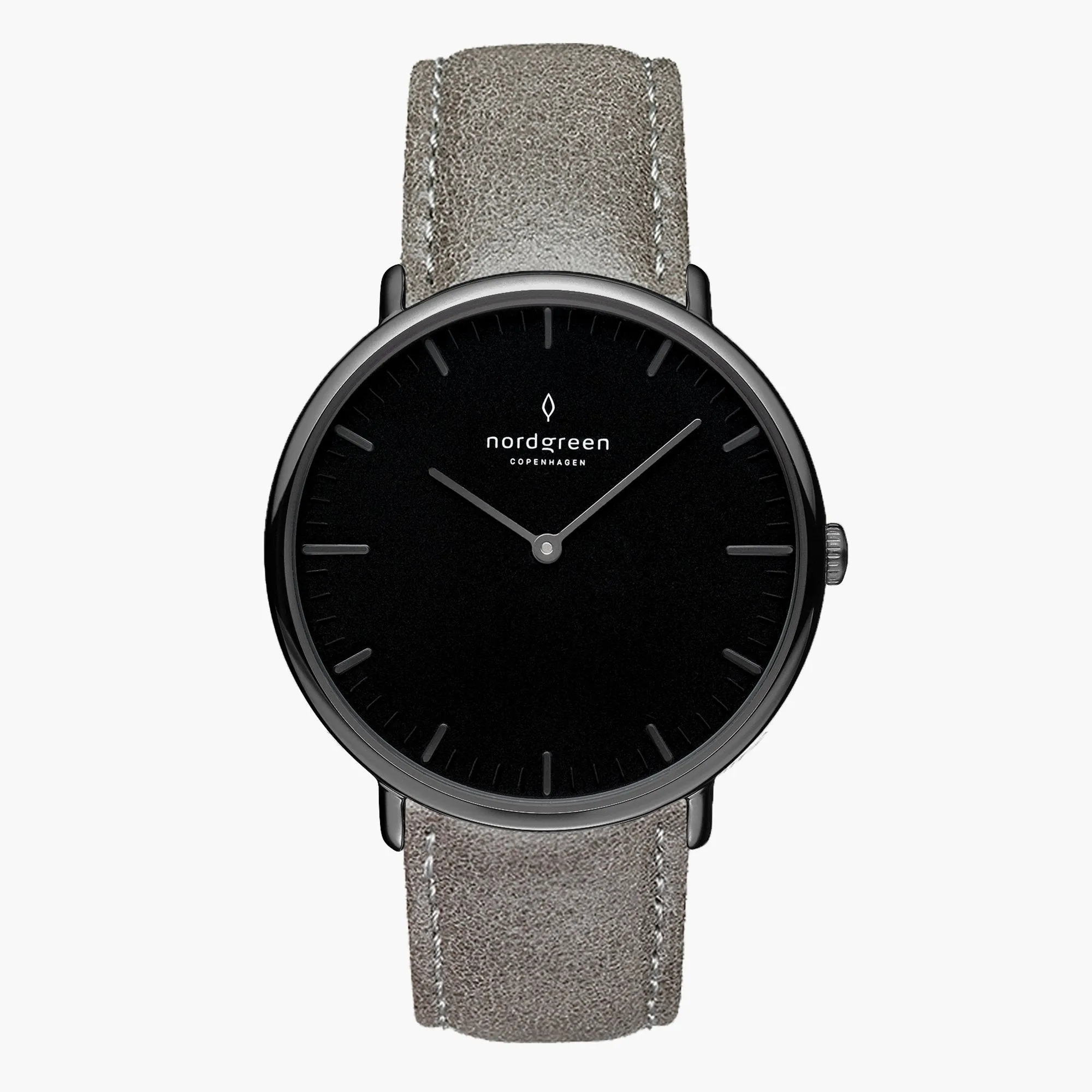 Native | Black Dial - Patina Grey Leather