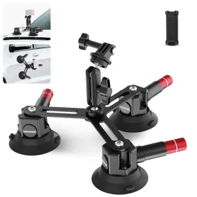 NEEWER CA067 Triple Suction Cup Camera Car Mount