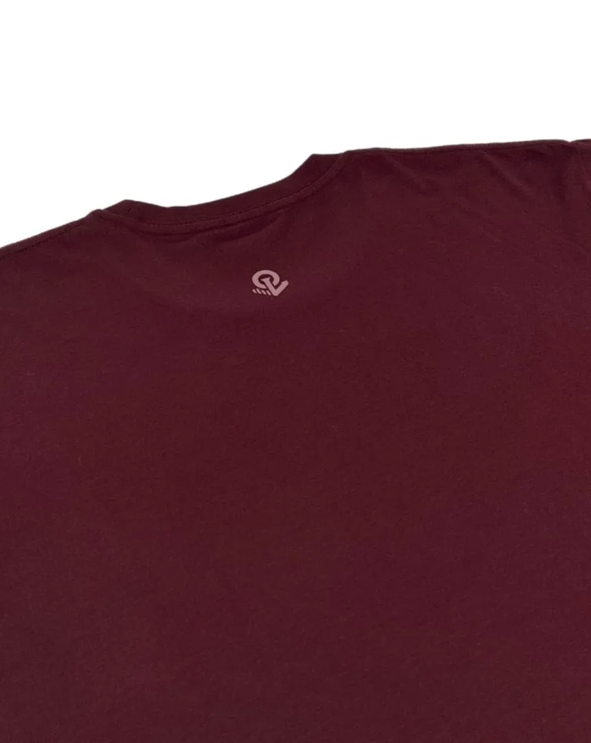 Overload Repeater Tee - Burgundy