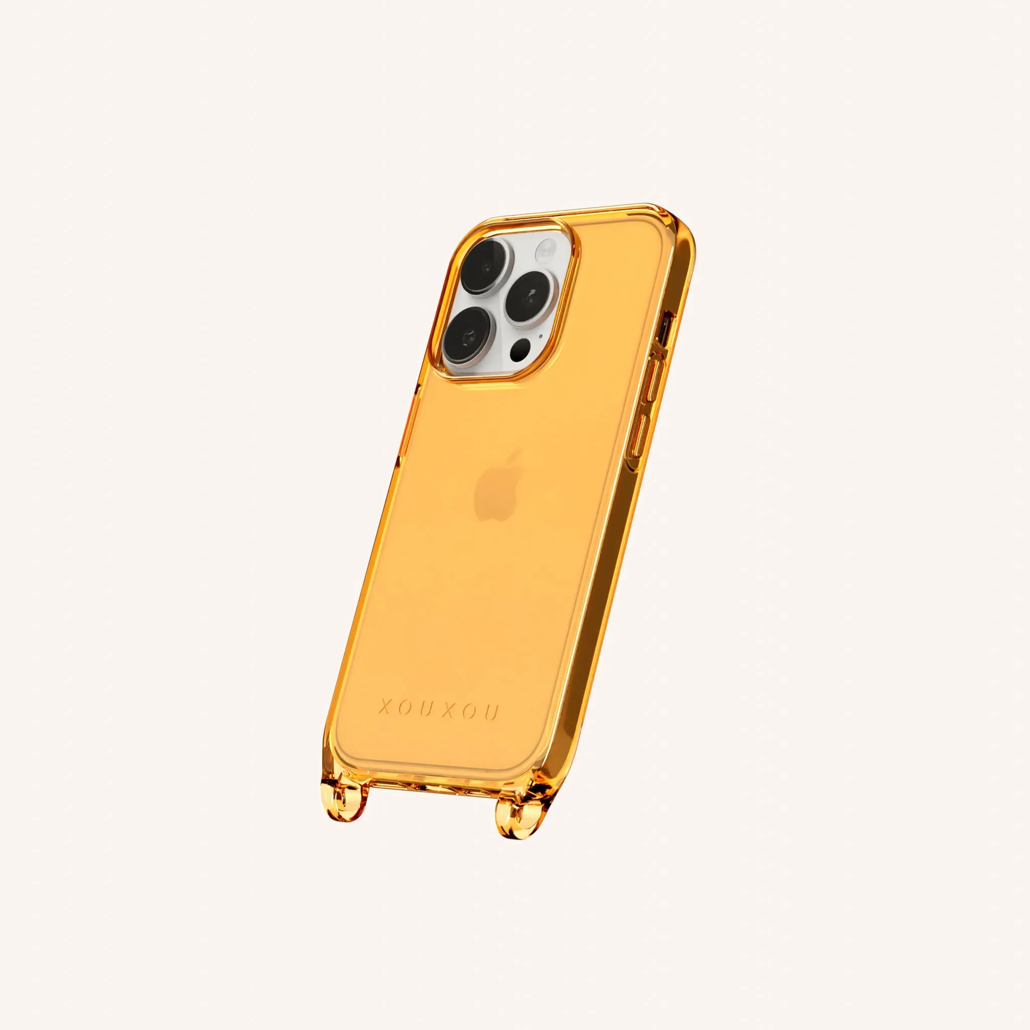 Phone Case with Eyelets in Mel Clear