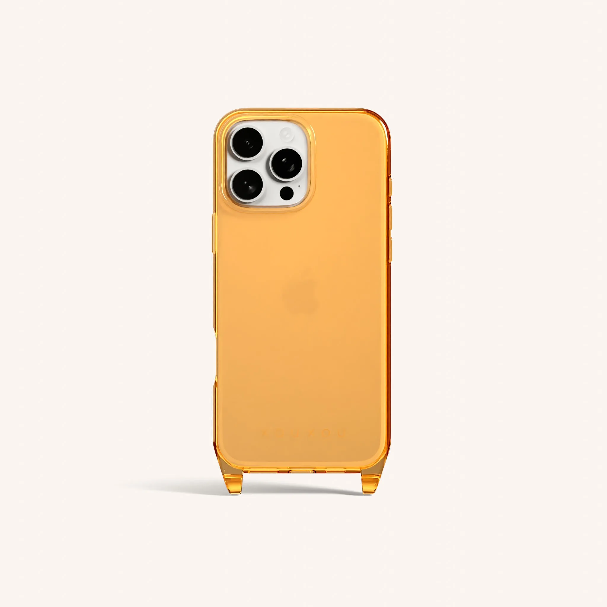 Phone Case with Eyelets in Mel Clear