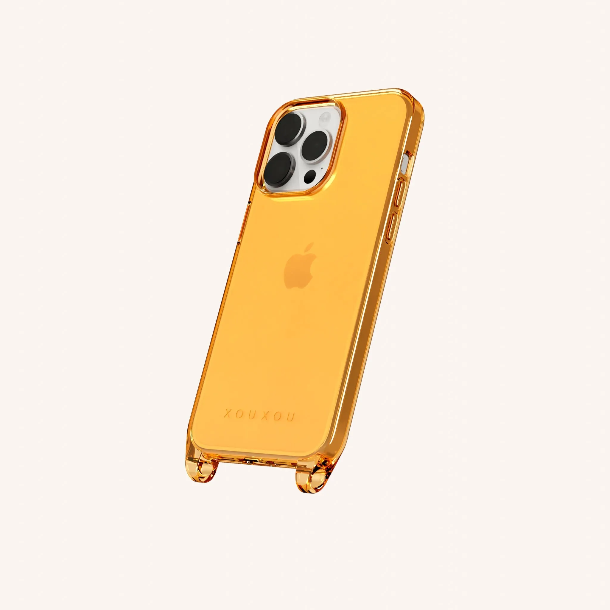 Phone Case with Eyelets in Mel Clear