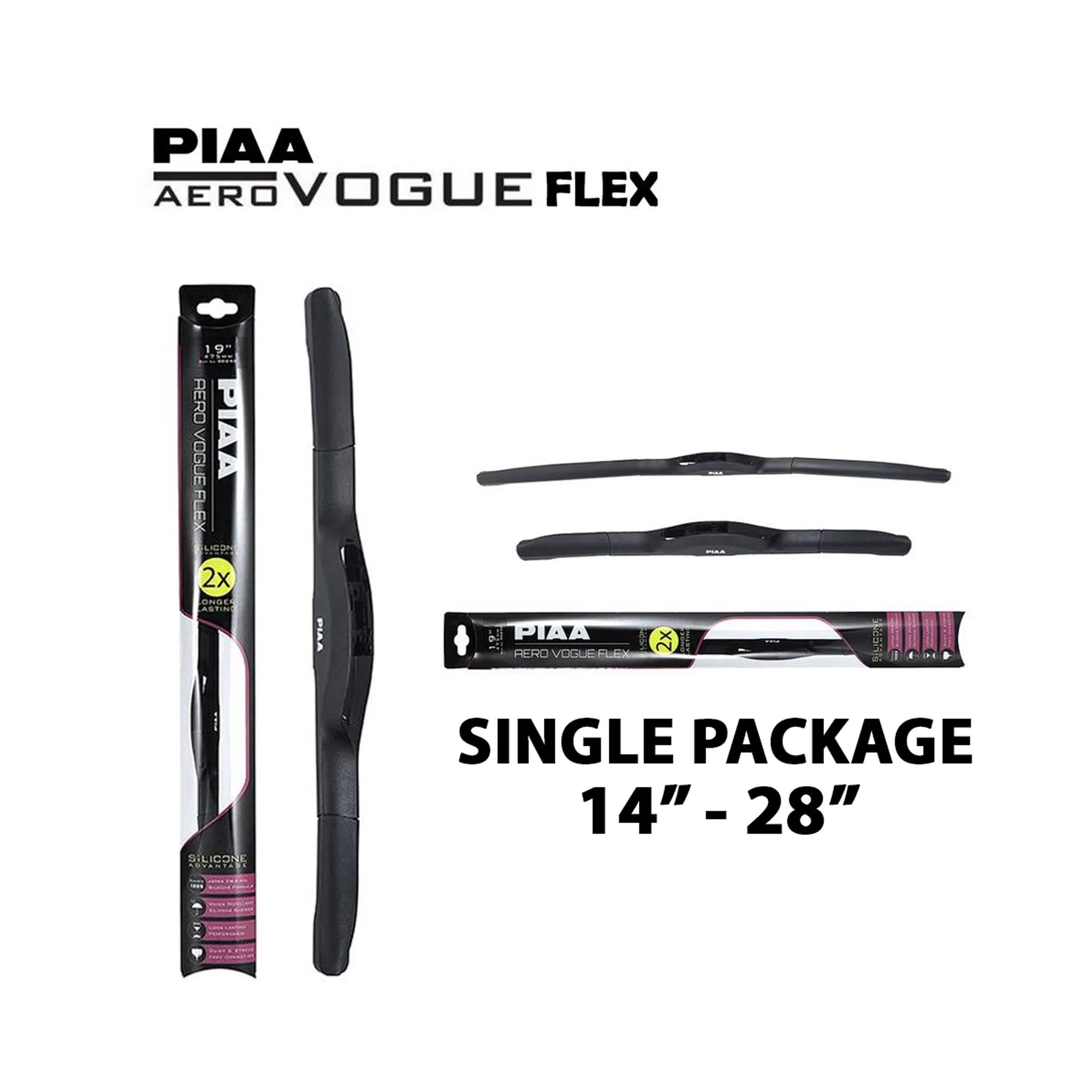 PIAA AERO VOGUE FLEX Car Wiper ( 18" ) - Black (Barcode: 4960311050940 )