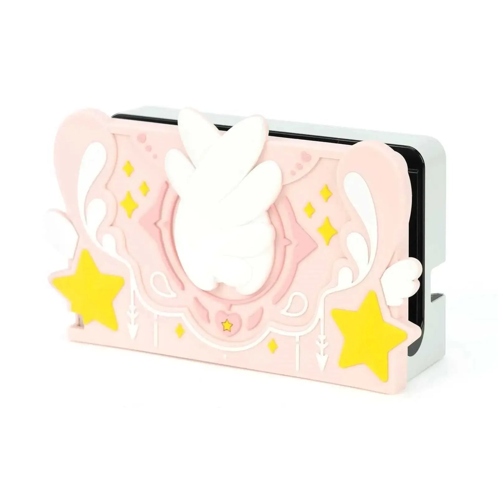 Pink Star Wings Case and Accessories for Nintendo Switch / OLED