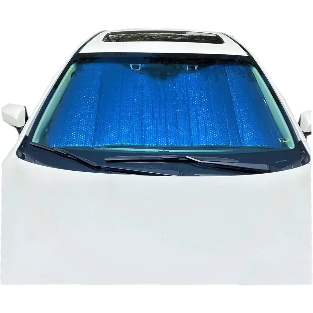 Plasma Coated Car Windshield Sun Shade fits Mid Size Car to Large SUV