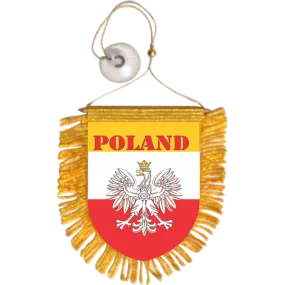 Poland Mini Car Banner