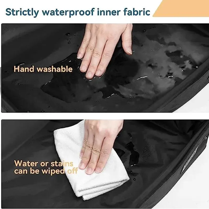 Portable Waterproof Oxford Cloth Cat Litter Box