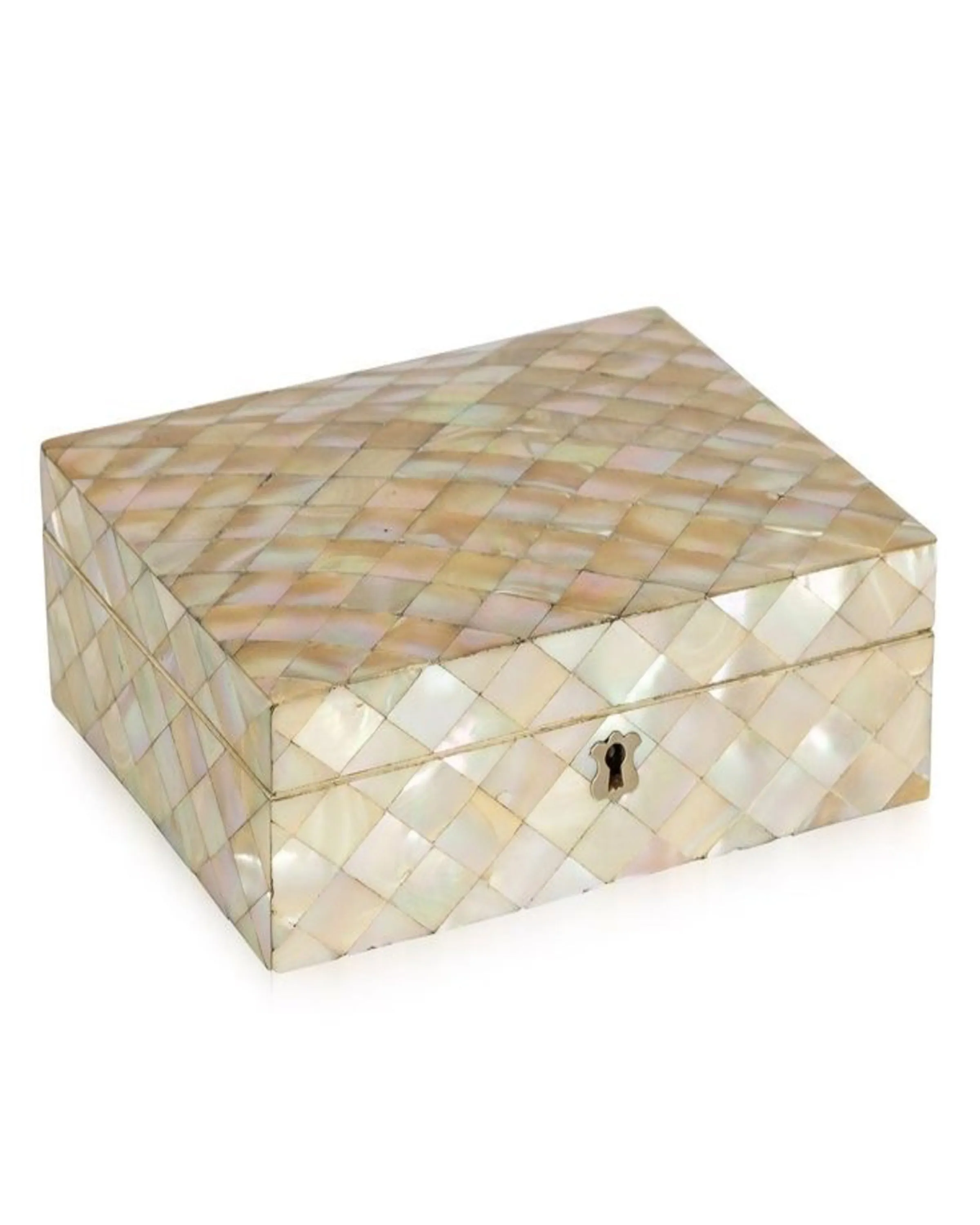 Prime Pack Stylish Light Wood Mother of Pearl Box