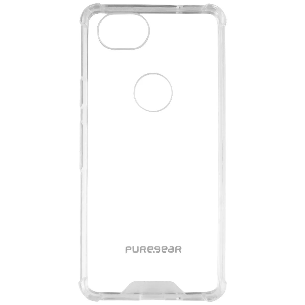 PureGear Hard Shell Case for Google Pixel 2 Smartphone - Clear