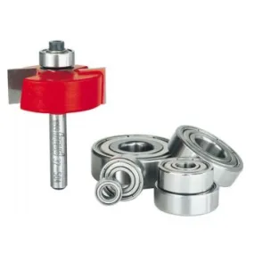 Rabbeting Kit, Flush 1/8", 1/4", 5/16", 3/8", 7/16", 1/2"