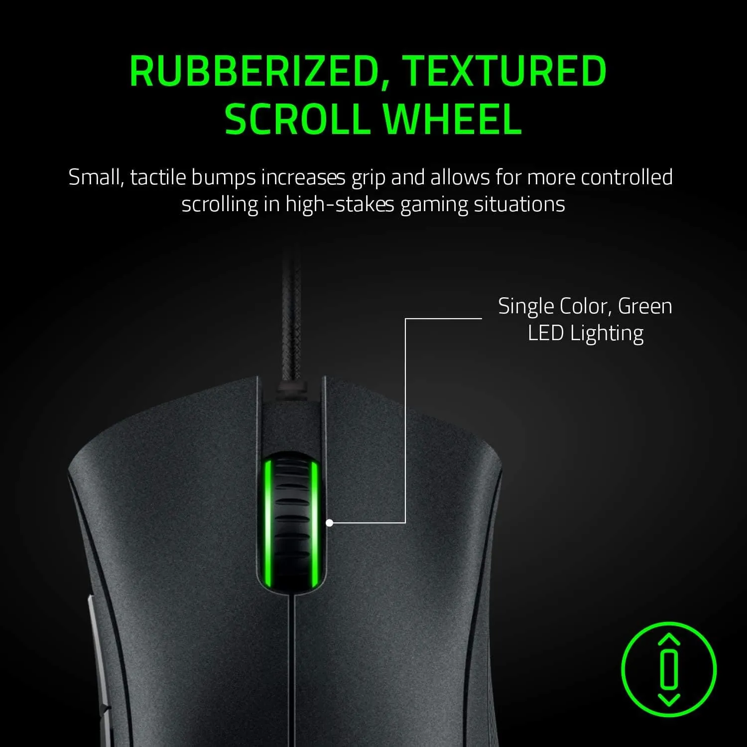 Razer DeathAdder Essential (2021) Wired Gaming Mouse - Optical Sensor, 6400 DPI, 5 Programmable Buttons, Ergonomic Design, Black