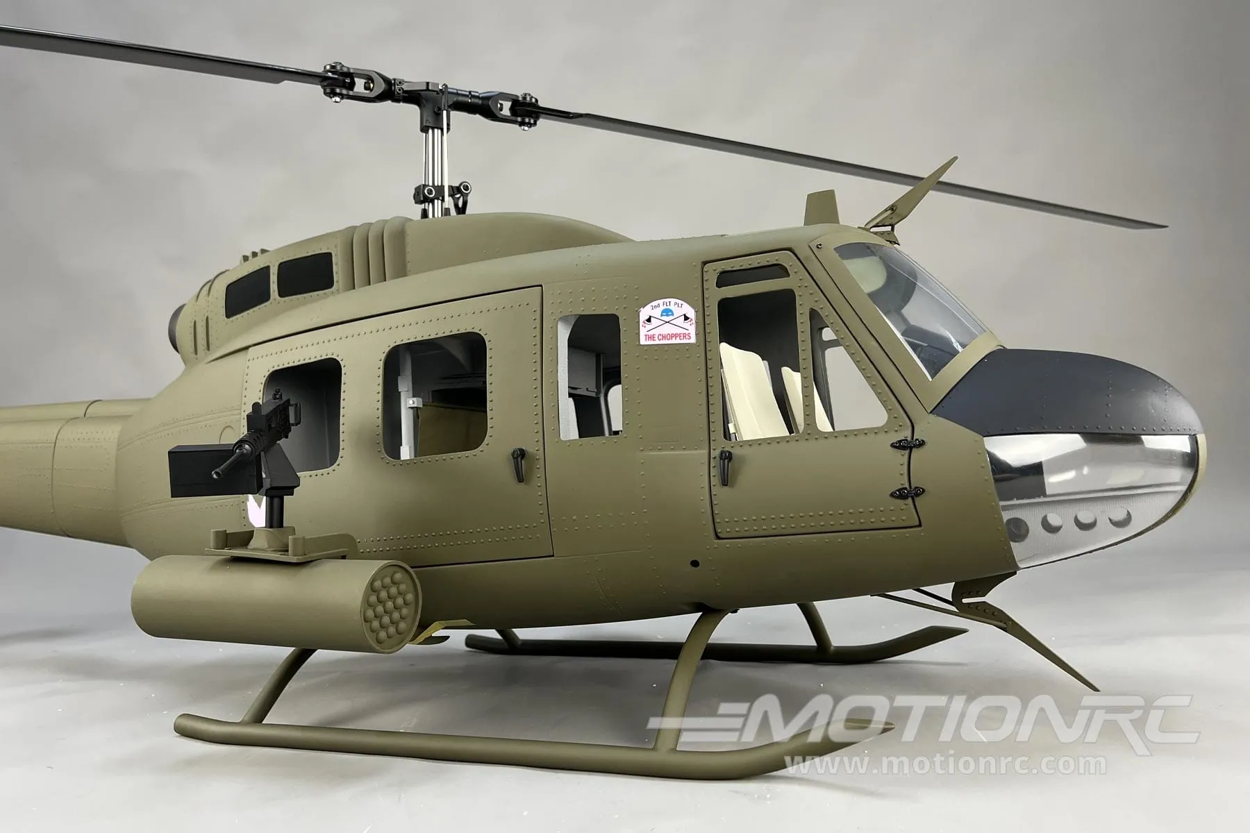 Roban "Huey" UH-1D Army 800 Size Scale Helicopter - ARF