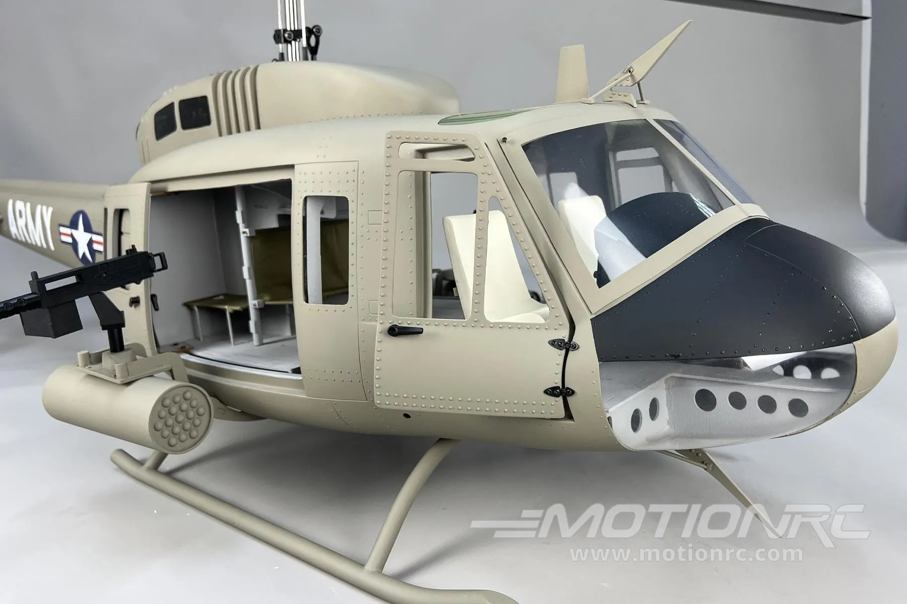 Roban "Huey" UH-1D Army 800 Size Scale Helicopter - ARF