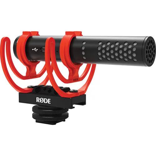 RODE VideoMic GO II Ultracompact Analog/USB Camera-Mount Shotgun Microphone