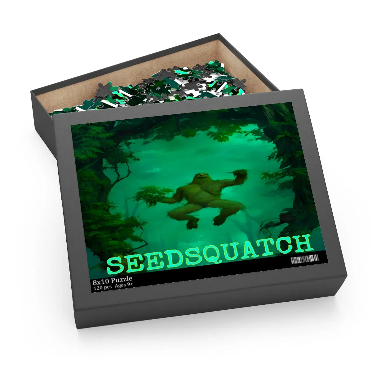 Seedsquatch “Green Ai” SquatchPuzzle (120, 252, 500-Piece)