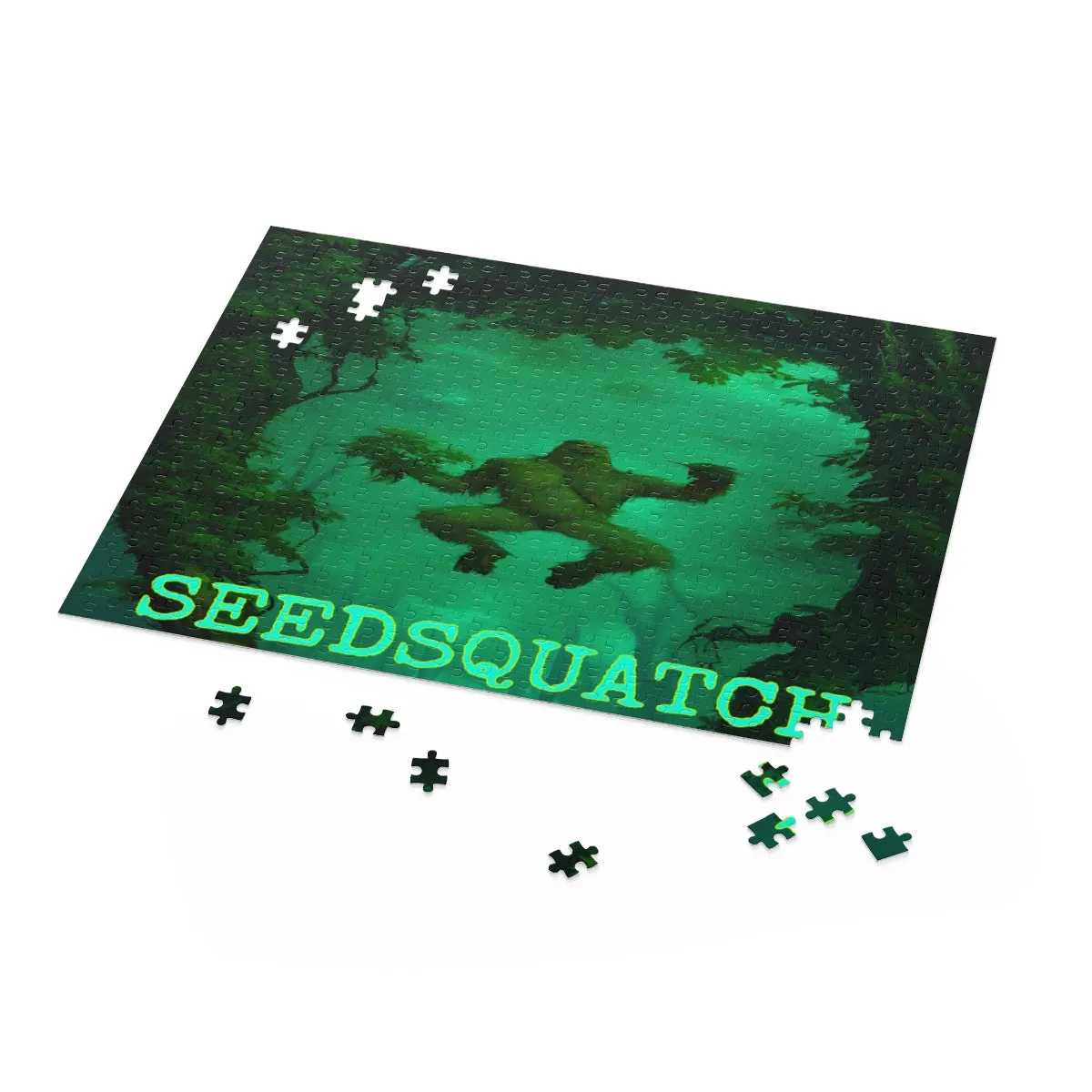 Seedsquatch “Green Ai” SquatchPuzzle (120, 252, 500-Piece)