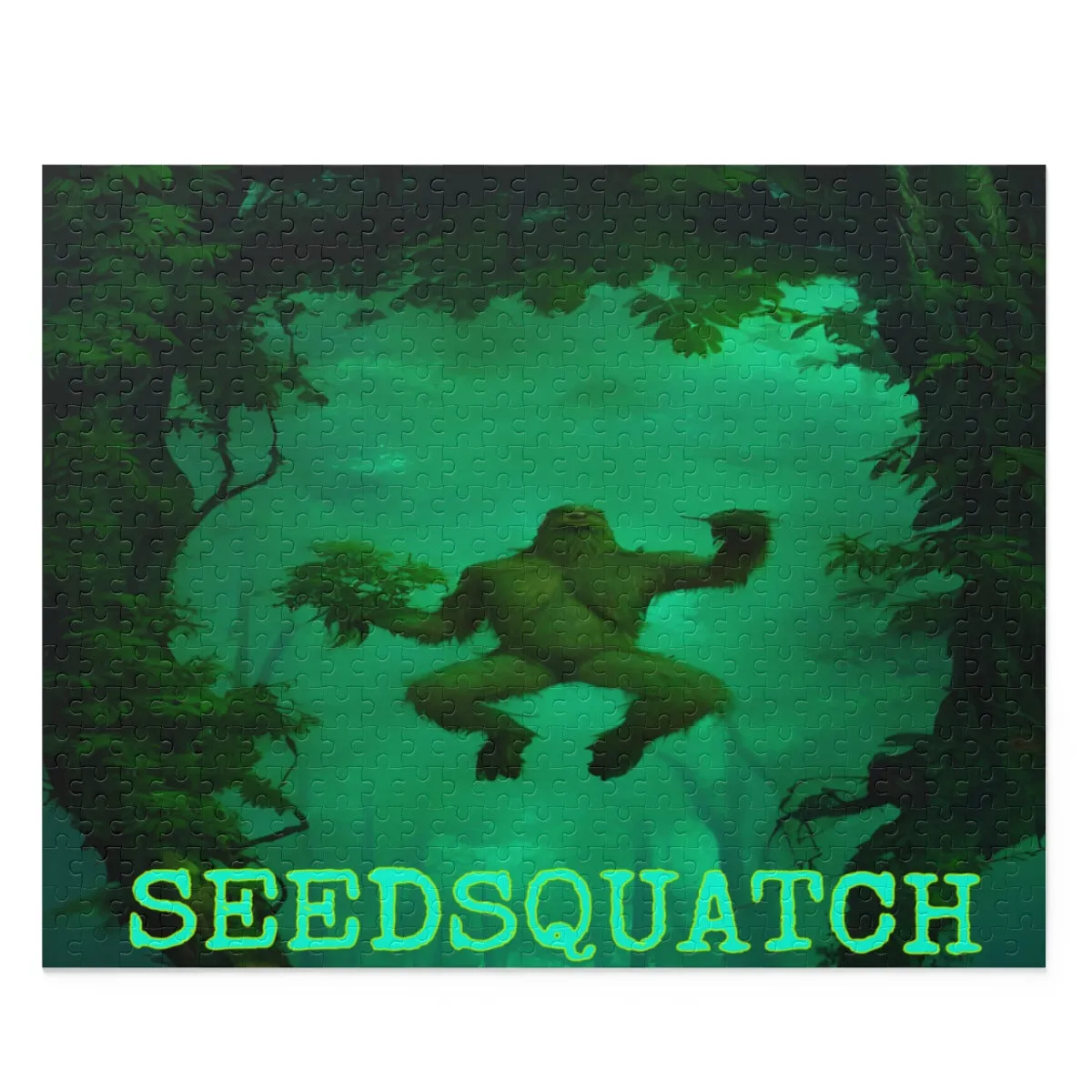 Seedsquatch “Green Ai” SquatchPuzzle (120, 252, 500-Piece)