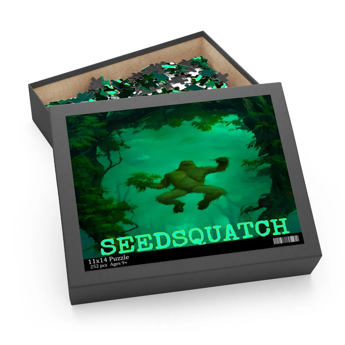 Seedsquatch “Green Ai” SquatchPuzzle (120, 252, 500-Piece)