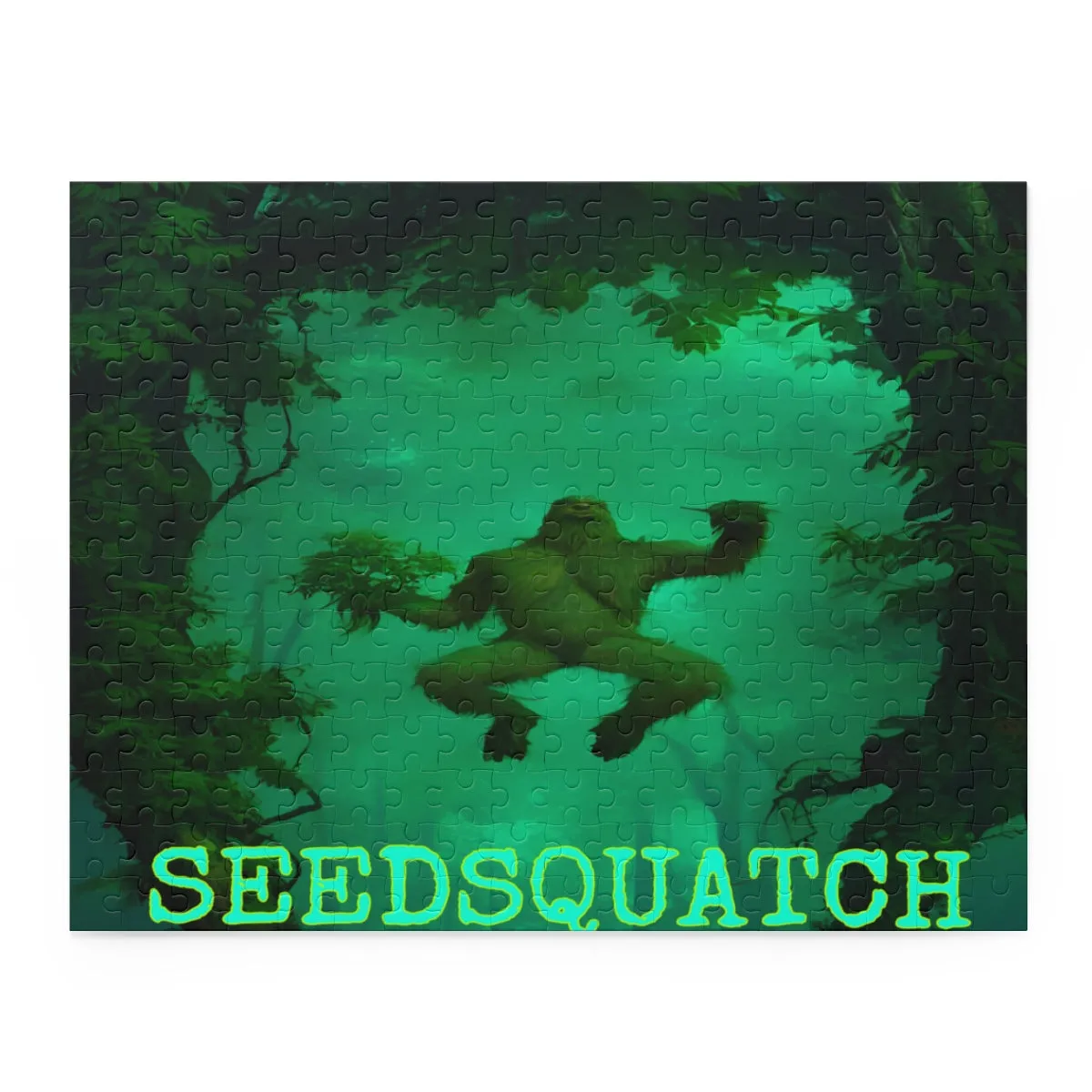 Seedsquatch “Green Ai” SquatchPuzzle (120, 252, 500-Piece)