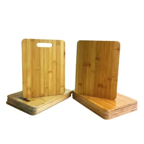 (Set of 12) 12x9" Bulk Plain Blank Bamboo Serving Tray, Charcuterie, Cutting, Chopping Boards for Engraving, Gift