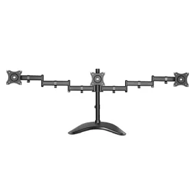 Single Pole Triple-Monitor Aluminium Articulating Monitor Mount Stand - SH 070T036 (Fits Most 13" ~ 27" Screen)