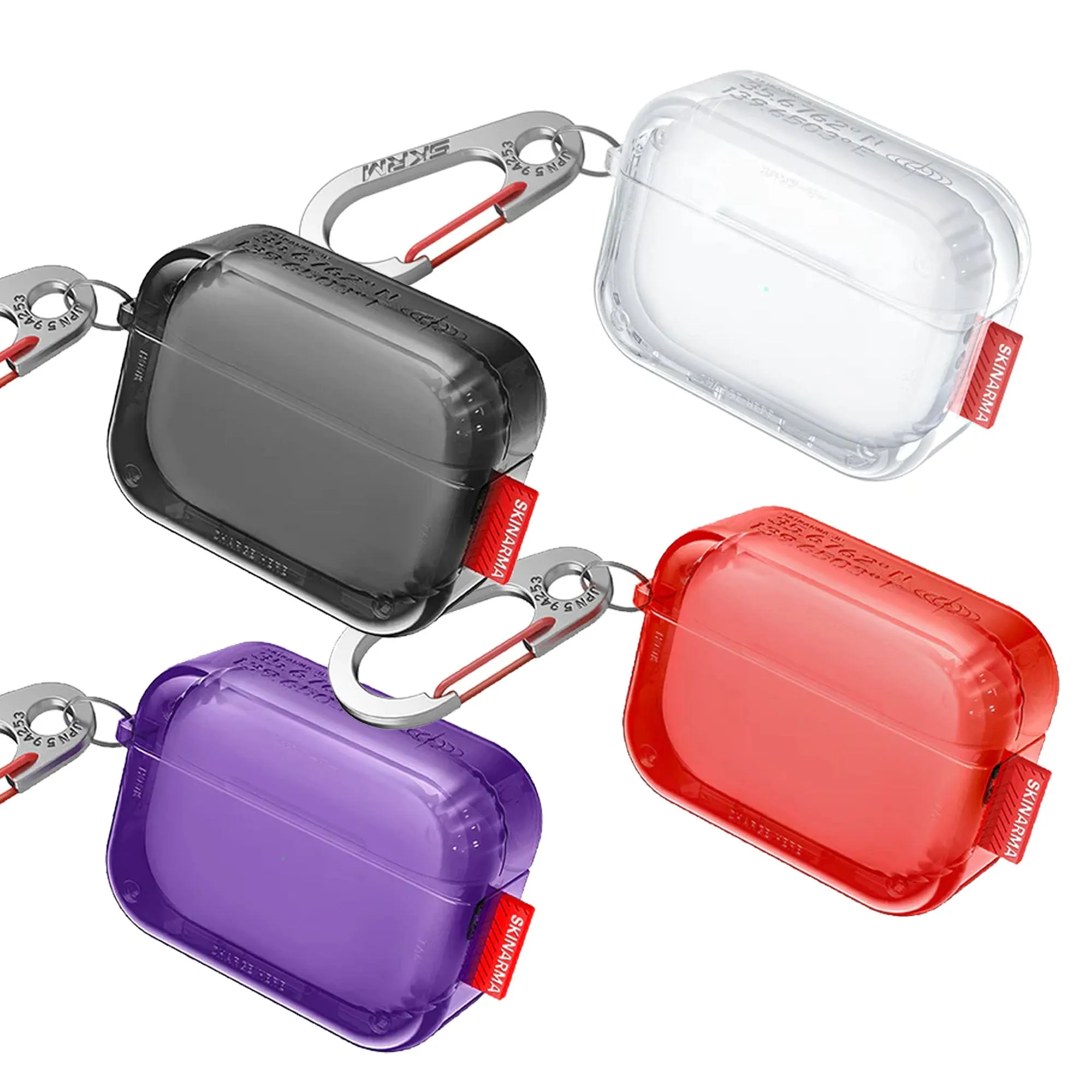 Skinarma Saido Case for Airpods Pro 2 ( 2nd Gen ) - Clear (Barcode : 8886461243215 )