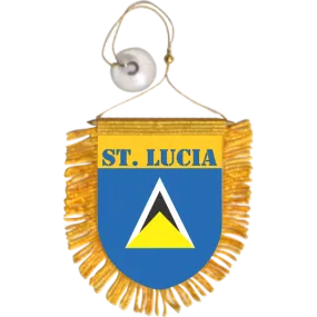 St. Lucia Mini Car Banner