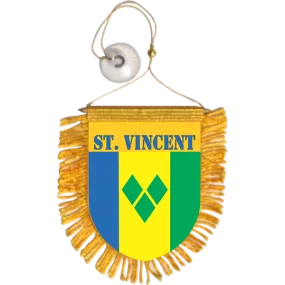 St. Vincent Mini Car Banner