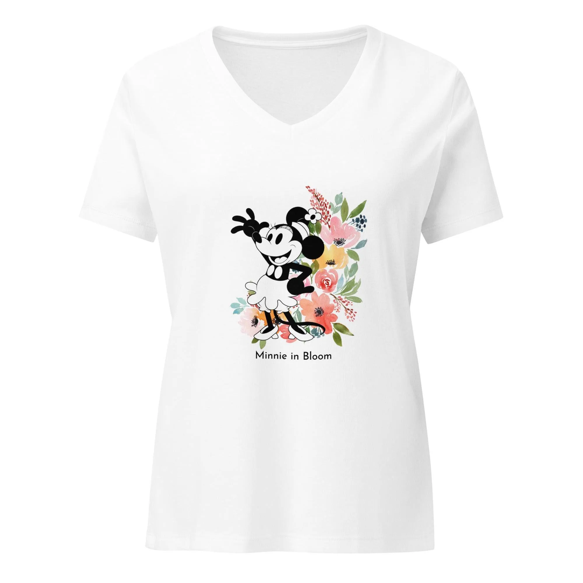 Steamboat Willie - Bloom - Women’s V-neck T-shirt